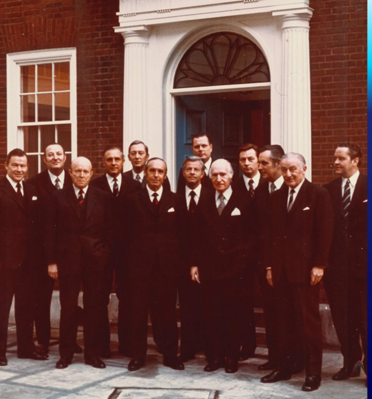 Employees of the Deutsche Bank London Rep Office in 1973