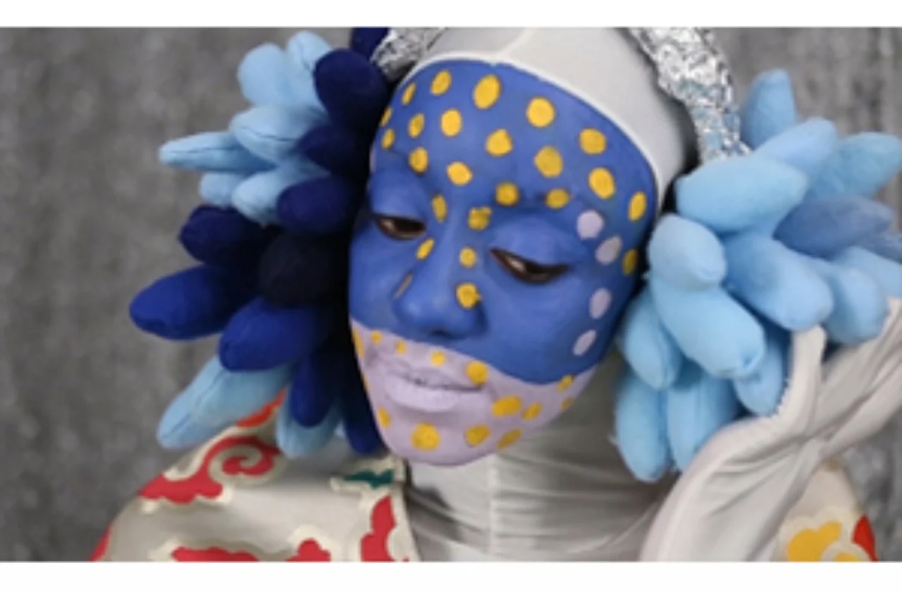 Saya Woolfalk, ChimaTEK: Hybridization Machine (video still), 2013. © Saya Woolfalk, courtesy Leslie Tonkonow, Artworks + Projects, NY.