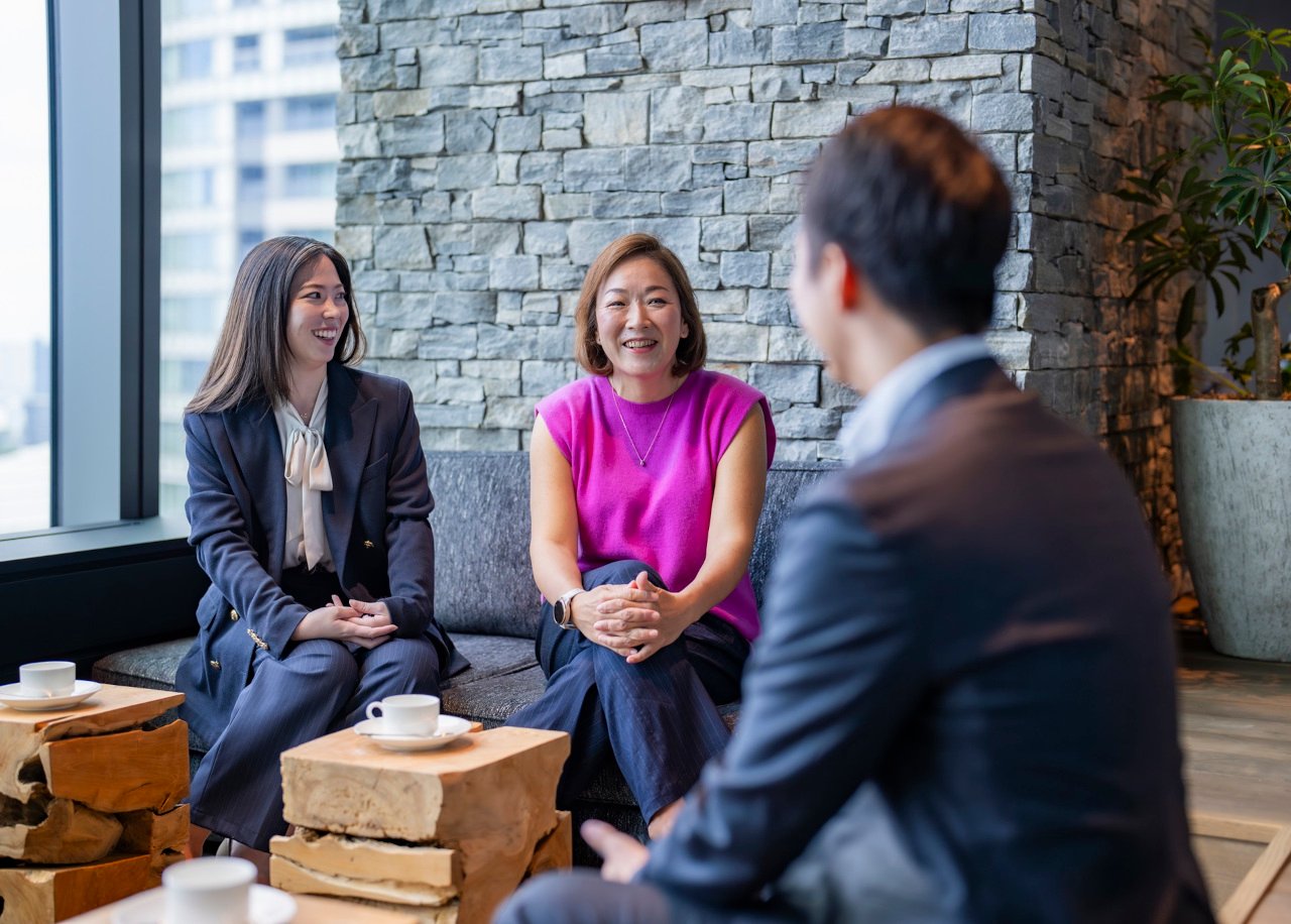 Employees coffee break